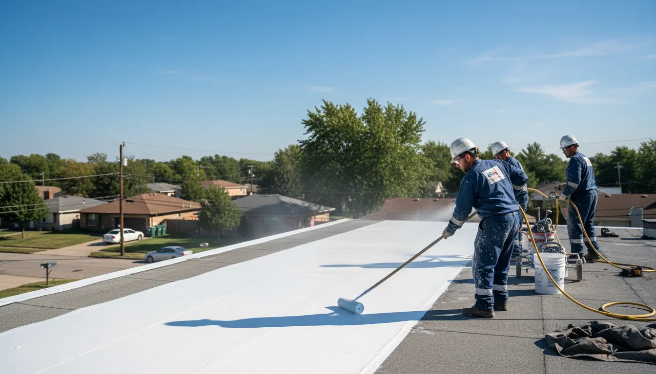 Commercial roof coating in Gheens, LA near me